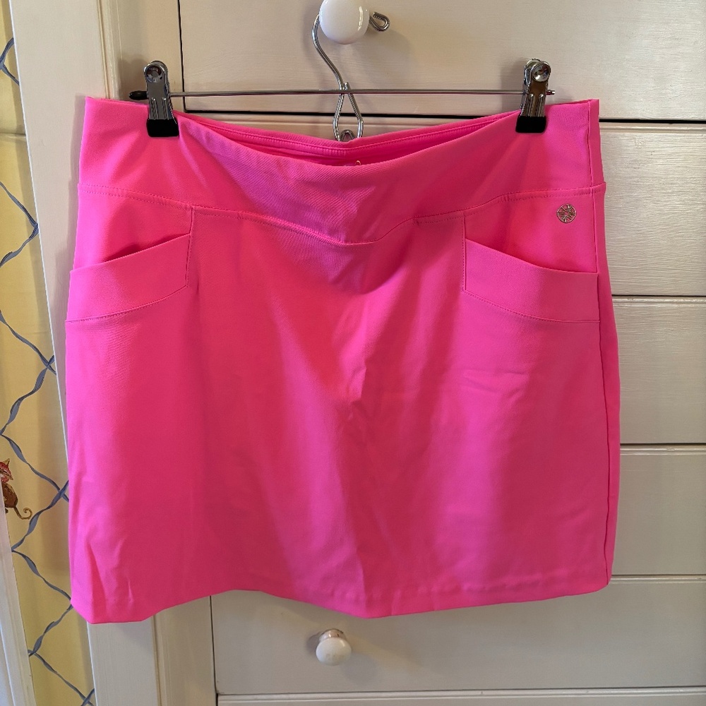 Lilly Pulitzer Luxletic Hot Pink Skort 10